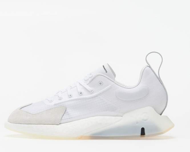 Bílé látkové tenisky s koženými lemy Y-3 Orisan od designéra Yohji Jamamota