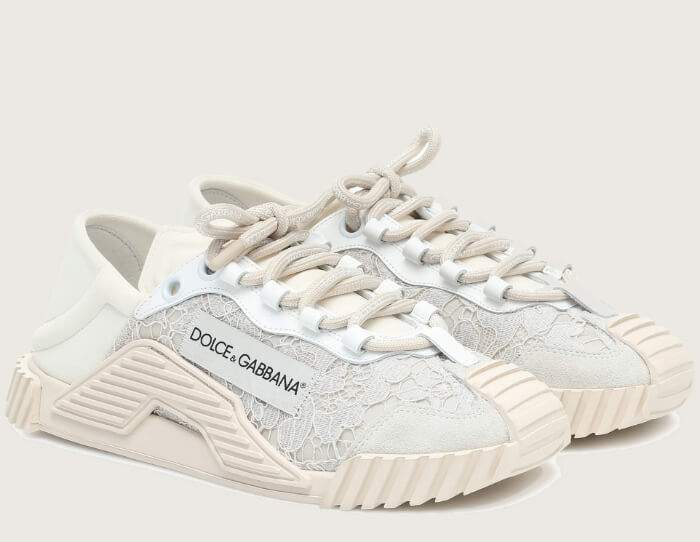 Ns1 sneakers Dolce & Gabbana s robustní gumovou podrážkou a krajkou