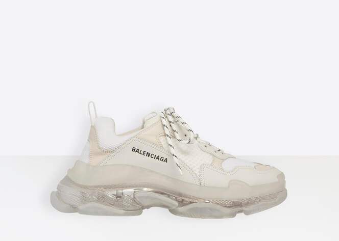 Tenisky Balenciaga Tripple S v jemných neutrálních odstínech
