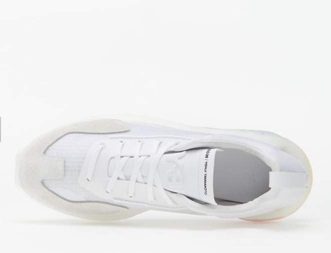 Bílé látkové tenisky s koženými lemy Y-3 Orisan od designéra Yohji Jamamota