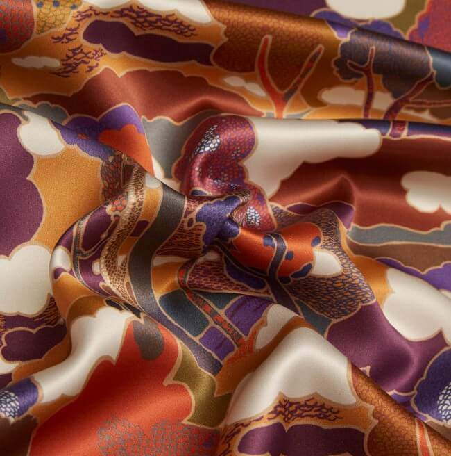 Hedvábný satén, 100% hedvábí, Liberty Fabrics