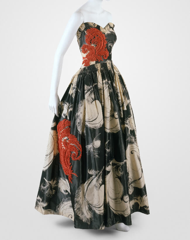 Šaty navržené Jeanne Lanvin.