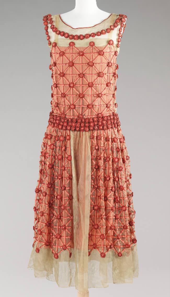 Šaty navržené Jeanne Lanvin.